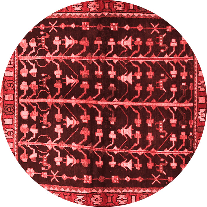 Machine Washable Persian Red Traditional Rug, wshtr3966red