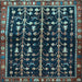 Square Persian Light Blue Traditional Rug, tr3966lblu