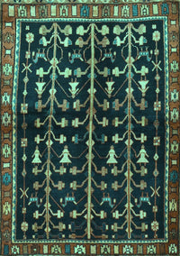 Persian Turquoise Traditional Rug, tr3966turq
