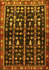 Persian Yellow Traditional Rug, tr3966yw