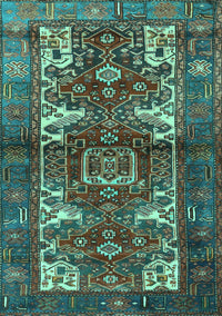 Persian Turquoise Traditional Rug, tr3967turq