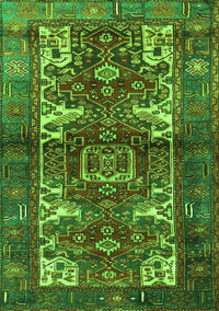 Persian Green Traditional Rug, tr3967grn