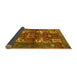 Sideview of Persian Yellow Traditional Rug, tr3967yw