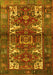 Machine Washable Persian Yellow Traditional Rug, wshtr3967yw