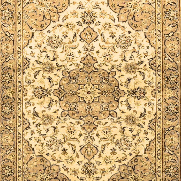 Medallion Brown Traditional Rug, tr3968brn