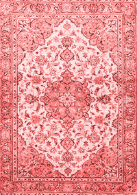 Medallion Red Traditional Rug, tr3968red