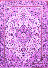 Medallion Purple Traditional Rug, tr3968pur