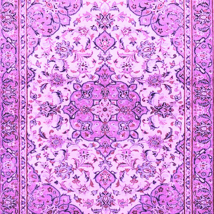 Medallion Purple Traditional Rug, tr3968pur
