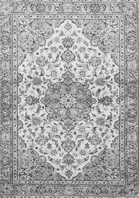 Medallion Gray Traditional Rug, tr3968gry