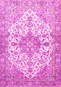 Medallion Pink Traditional Rug, tr3968pnk