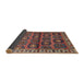 Sideview of Traditional Dark Almond Brown Persian Rug, tr3969