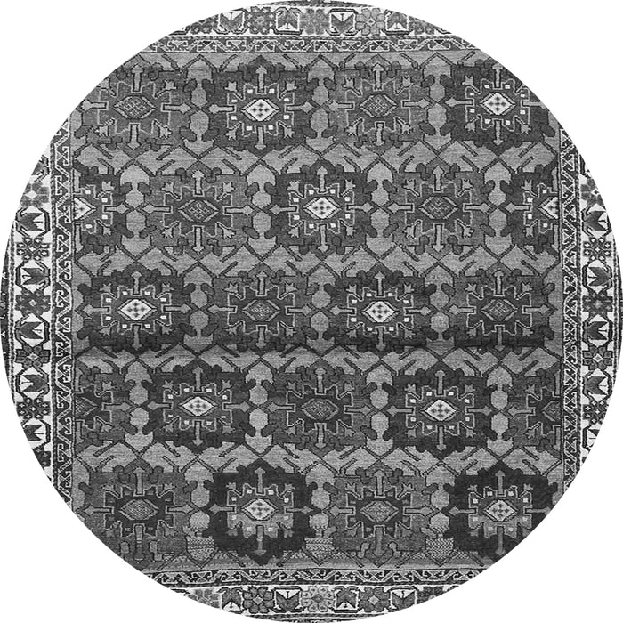 Square Persian Gray Traditional Rug, tr3969gry