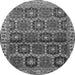 Square Persian Gray Traditional Rug, tr3969gry