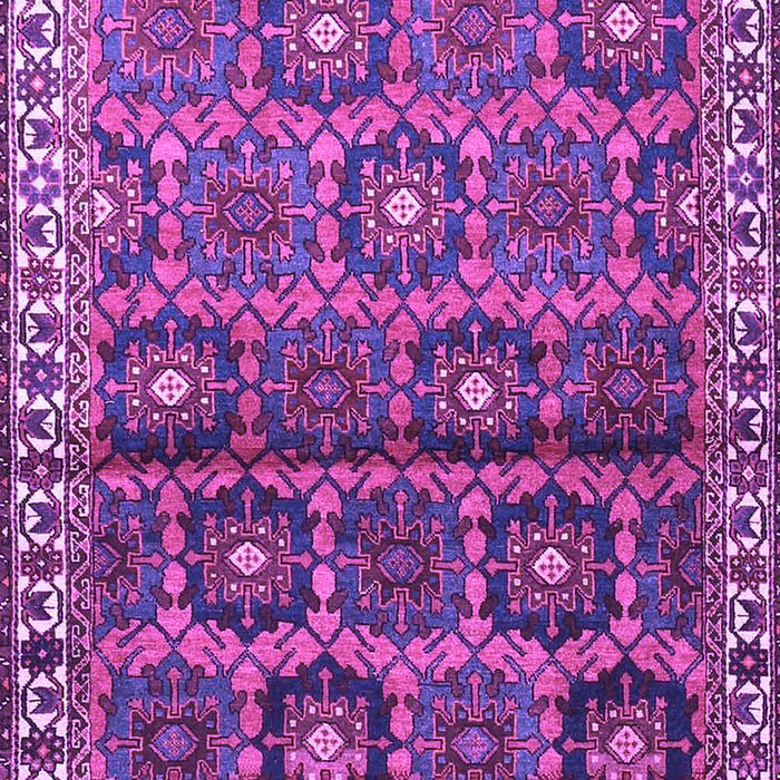 Machine Washable Persian Purple Traditional Area Rugs, wshtr3969pur