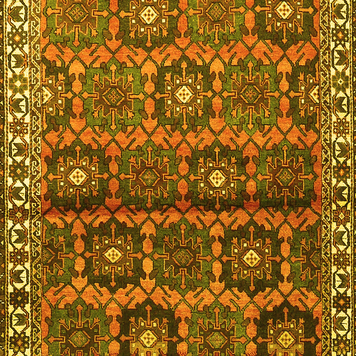 Machine Washable Persian Yellow Traditional Rug, wshtr3969yw