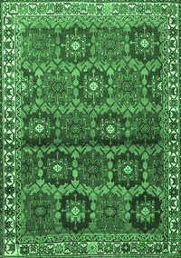Persian Emerald Green Traditional Rug, tr3969emgrn