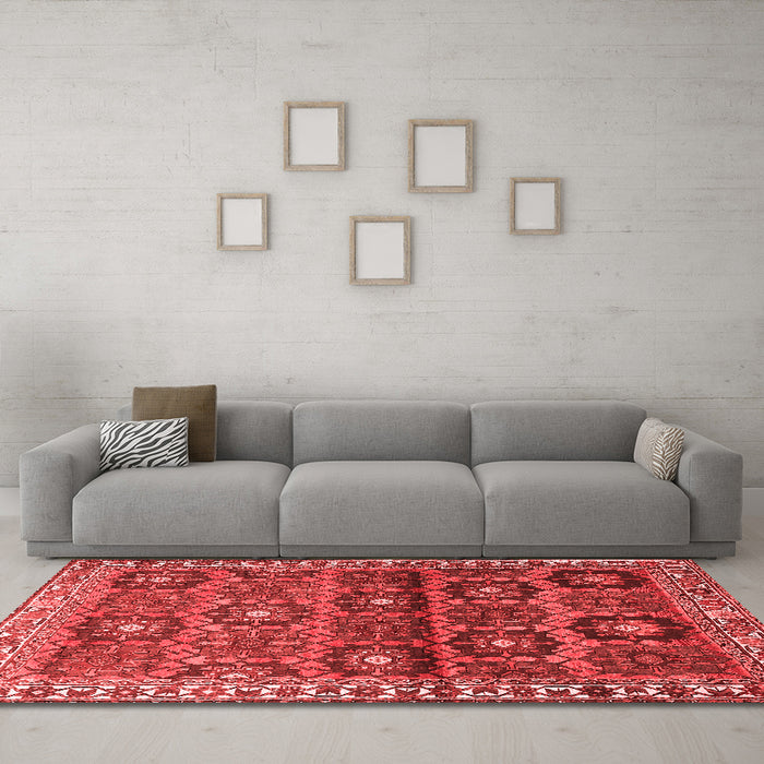 Traditional Red Washable Rugs