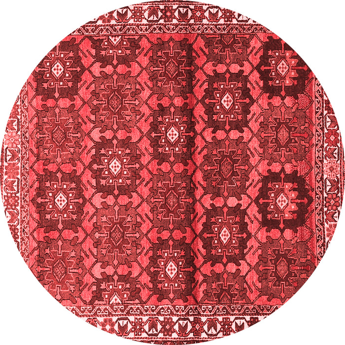 Machine Washable Persian Red Traditional Rug, wshtr3969red