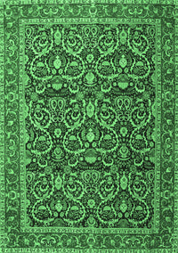 Persian Emerald Green Traditional Rug, tr396emgrn