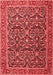 Persian Red Traditional Area Rugs