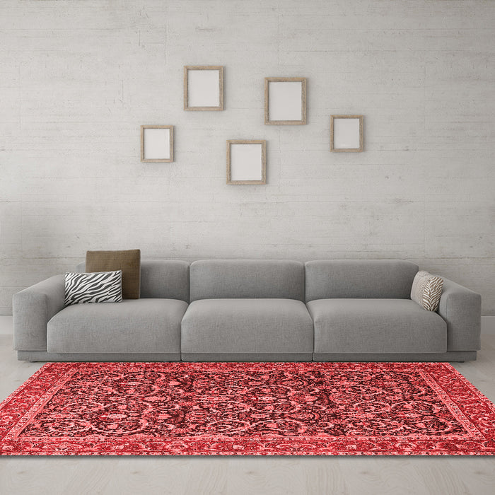 Traditional Red Washable Rugs