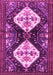 Machine Washable Persian Pink Traditional Rug, wshtr3970pnk