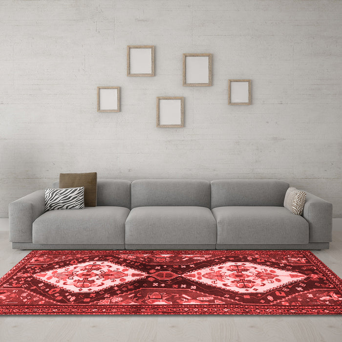 Traditional Red Washable Rugs