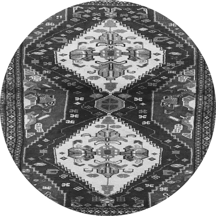 Square Persian Gray Traditional Rug, tr3970gry