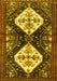 Machine Washable Persian Yellow Traditional Rug, wshtr3970yw