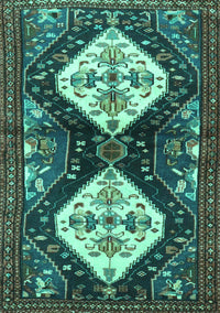 Persian Turquoise Traditional Rug, tr3970turq
