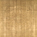 Square Persian Brown Traditional Rug, tr3971brn