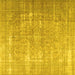 Square Persian Yellow Traditional Rug, tr3971yw