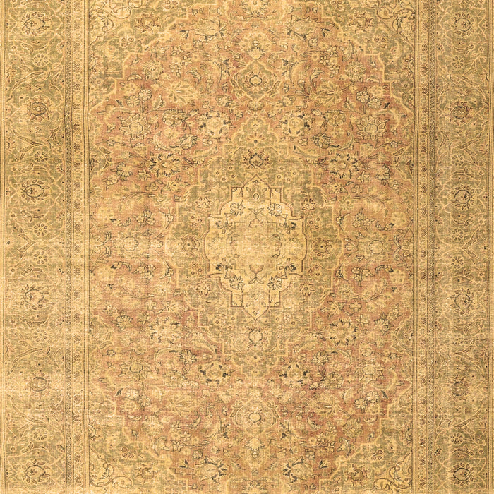 Machine Washable Persian Brown Traditional Rug, wshtr3972brn