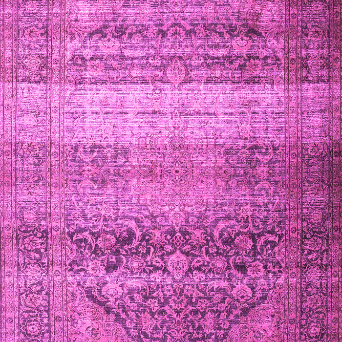 Machine Washable Persian Pink Traditional Rug, wshtr3973pnk