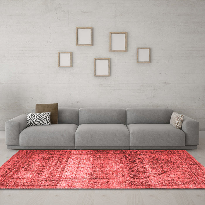 Traditional Red Washable Rugs