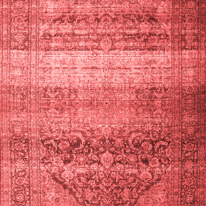 Machine Washable Persian Red Traditional Rug, wshtr3973red