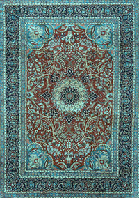 Persian Light Blue Traditional Rug, tr3974lblu