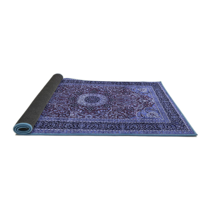 Sideview of Persian Blue Traditional Rug, tr3974blu