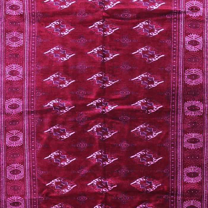 Machine Washable Persian Pink Traditional Rug, wshtr3975pnk
