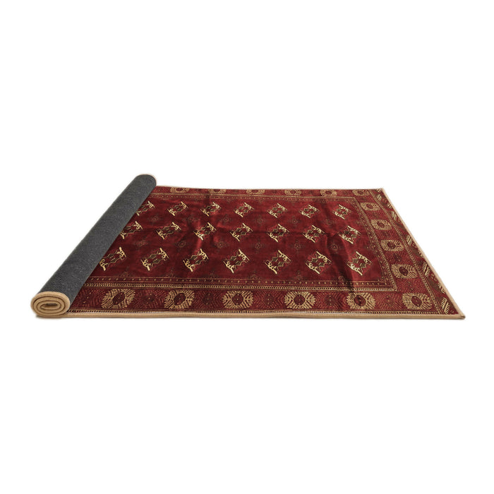 Sideview of Persian Brown Traditional Rug, tr3975brn