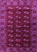 Machine Washable Persian Purple Traditional Area Rugs, wshtr3975pur