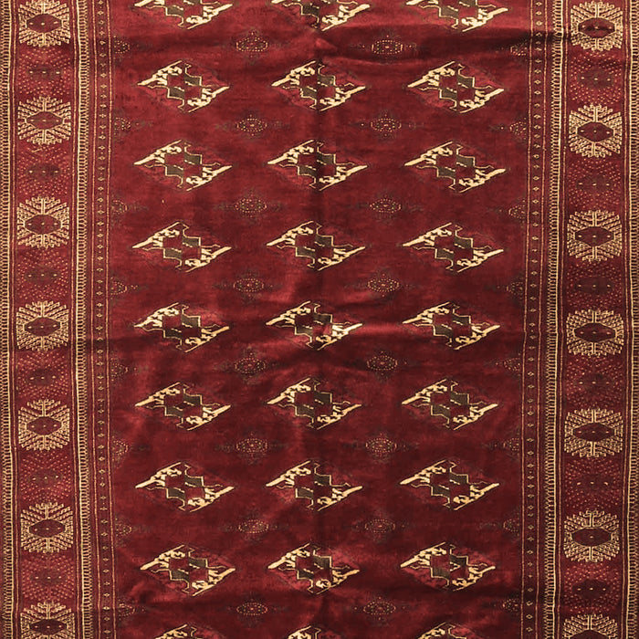 Machine Washable Persian Brown Traditional Rug, wshtr3975brn