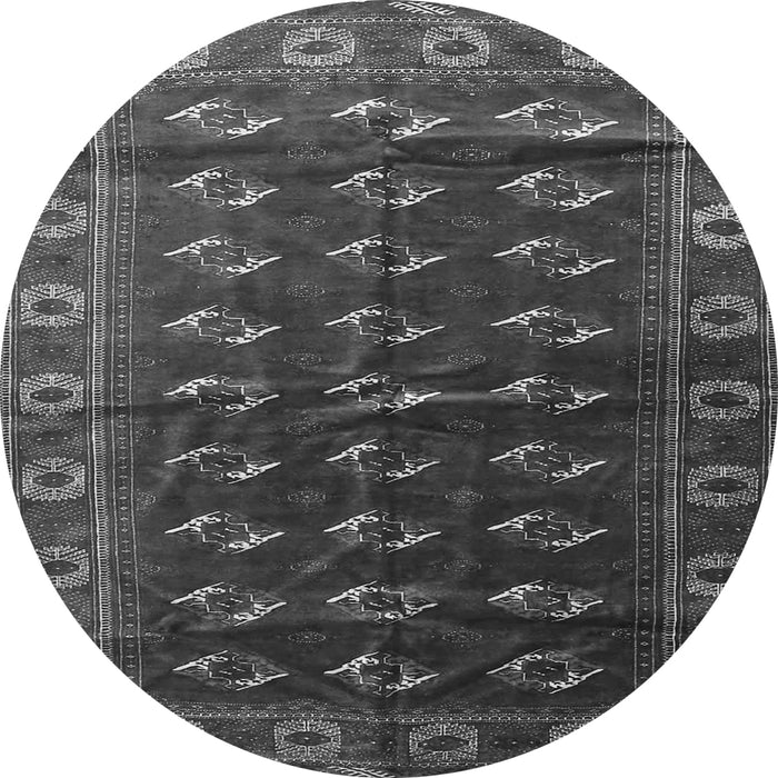 Machine Washable Persian Gray Traditional Rug, wshtr3975gry