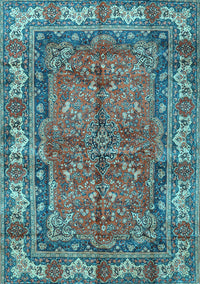 Persian Light Blue Traditional Rug, tr3976lblu