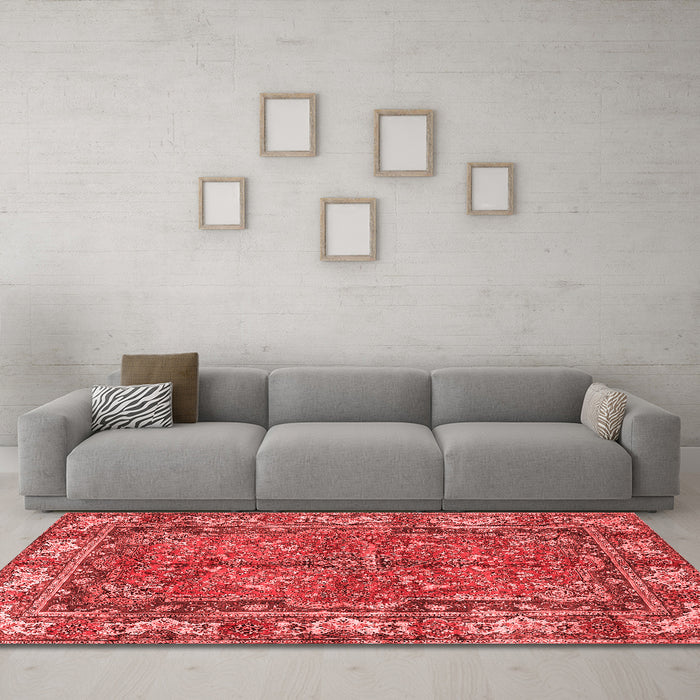 Traditional Red Washable Rugs
