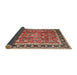 Sideview of Traditional Red Persian Rug, tr3977