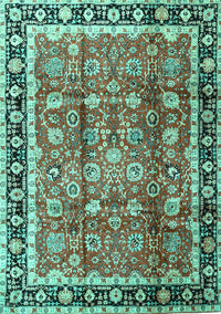 Persian Turquoise Traditional Rug, tr3977turq