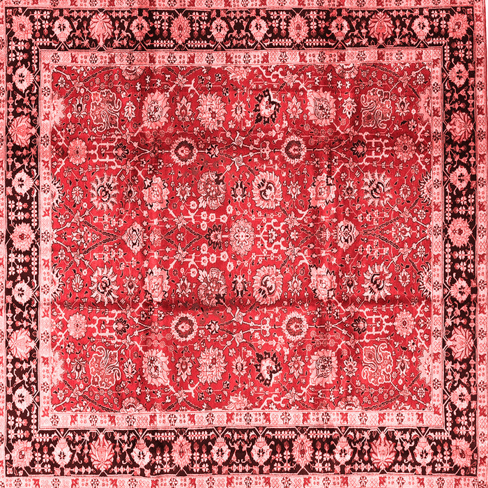 Machine Washable Persian Red Traditional Rug, wshtr3977red