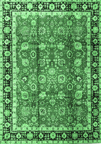 Persian Emerald Green Traditional Rug, tr3977emgrn