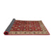 Sideview of Traditional Red Persian Rug, tr3978